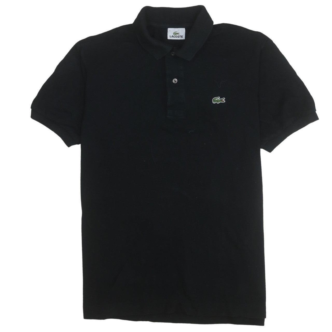 Lacoste Men's Black Cotton Polo Shirt Size M Classic Fit