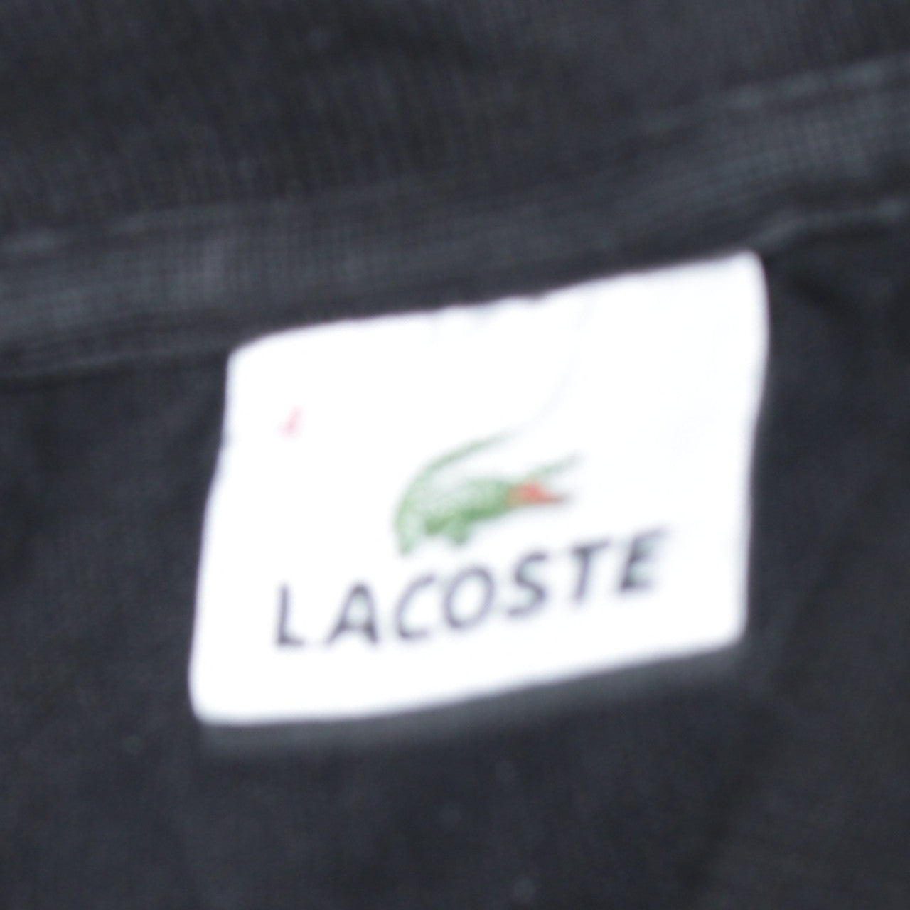 Lacoste Men's Black Cotton Polo Shirt Size M Classic Fit
