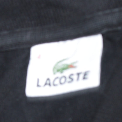 Lacoste Men's Black Cotton Polo Shirt Size M Classic Fit