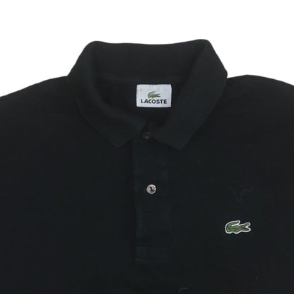 Lacoste Men's Black Cotton Polo Shirt Size M Classic Fit