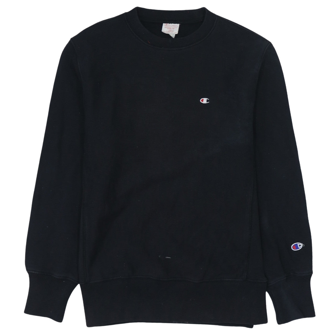 Mens UK Size L Champion Black Pullover Sweatshirt