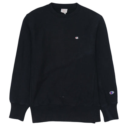 Mens UK Size L Champion Black Pullover Sweatshirt