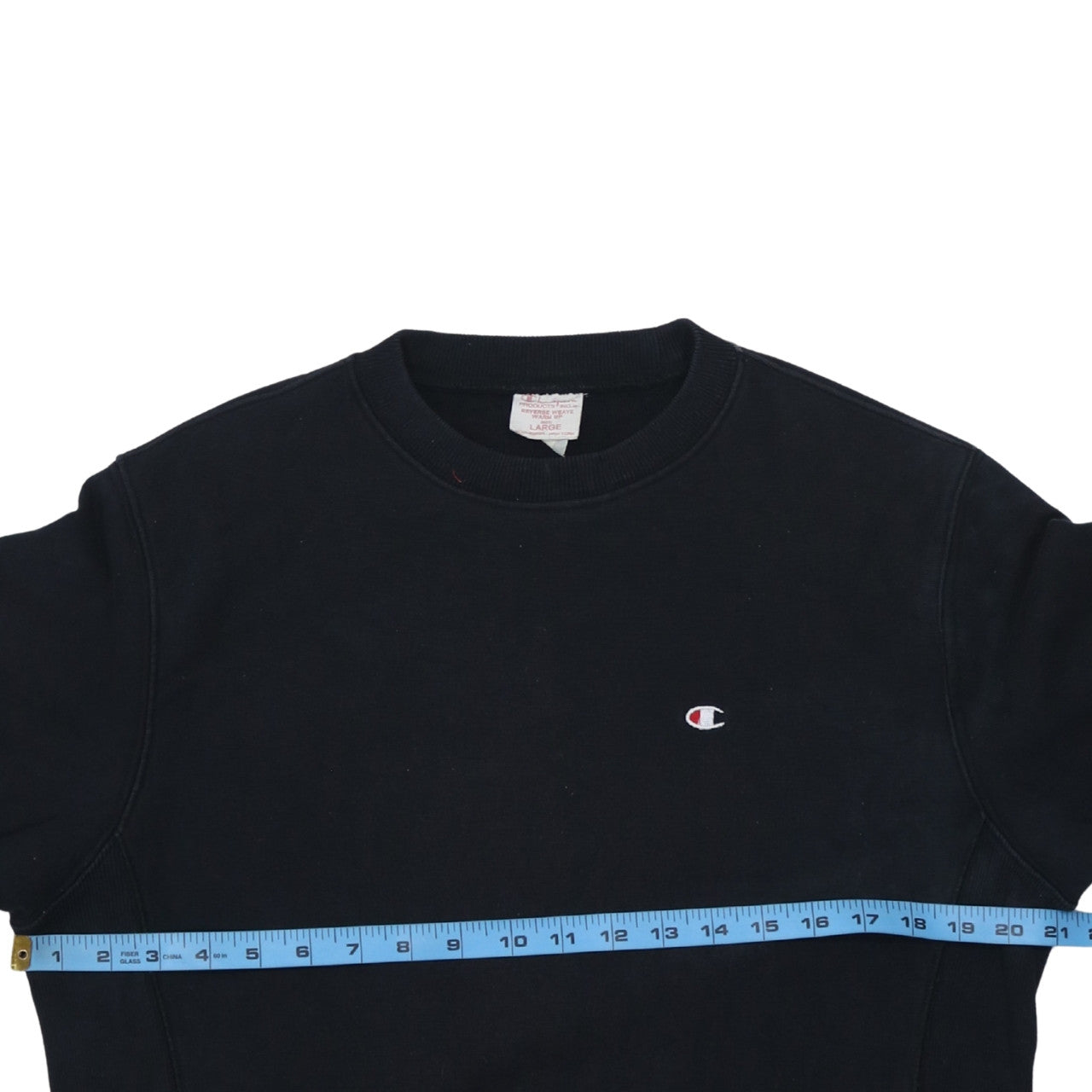 Mens UK Size L Champion Black Pullover Sweatshirt