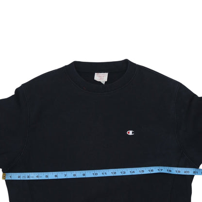 Mens UK Size L Champion Black Pullover Sweatshirt