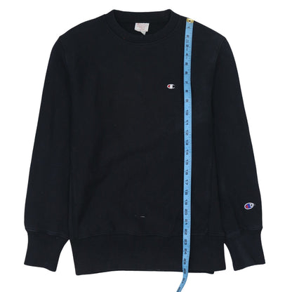 Mens UK Size L Champion Black Pullover Sweatshirt
