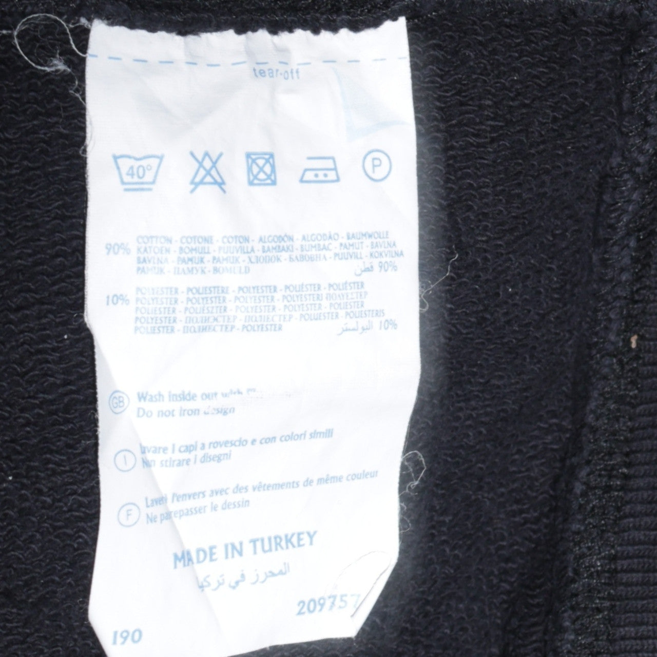 Mens UK Size L Champion Black Pullover Sweatshirt