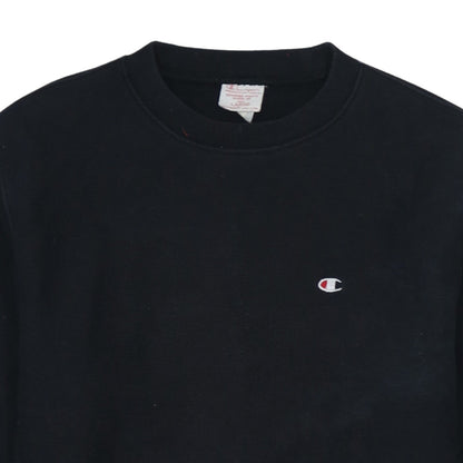 Mens UK Size L Champion Black Pullover Sweatshirt