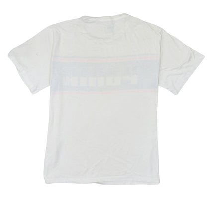 Puma Women’s White Logo T-Shirt Size 10 Casual Cotton