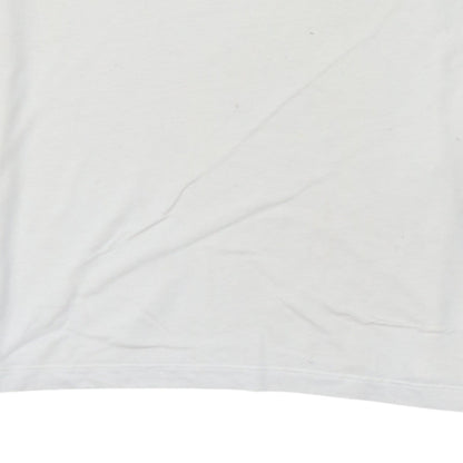 Puma Women’s White Logo T-Shirt Size 10 Casual Cotton