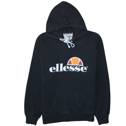 Mens UK Size M ellesse Black Pullover Hoodie