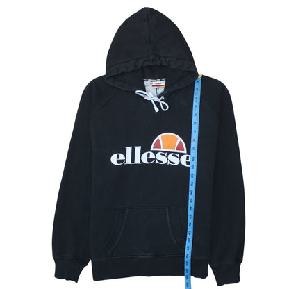 Mens UK Size M ellesse Black Pullover Hoodie