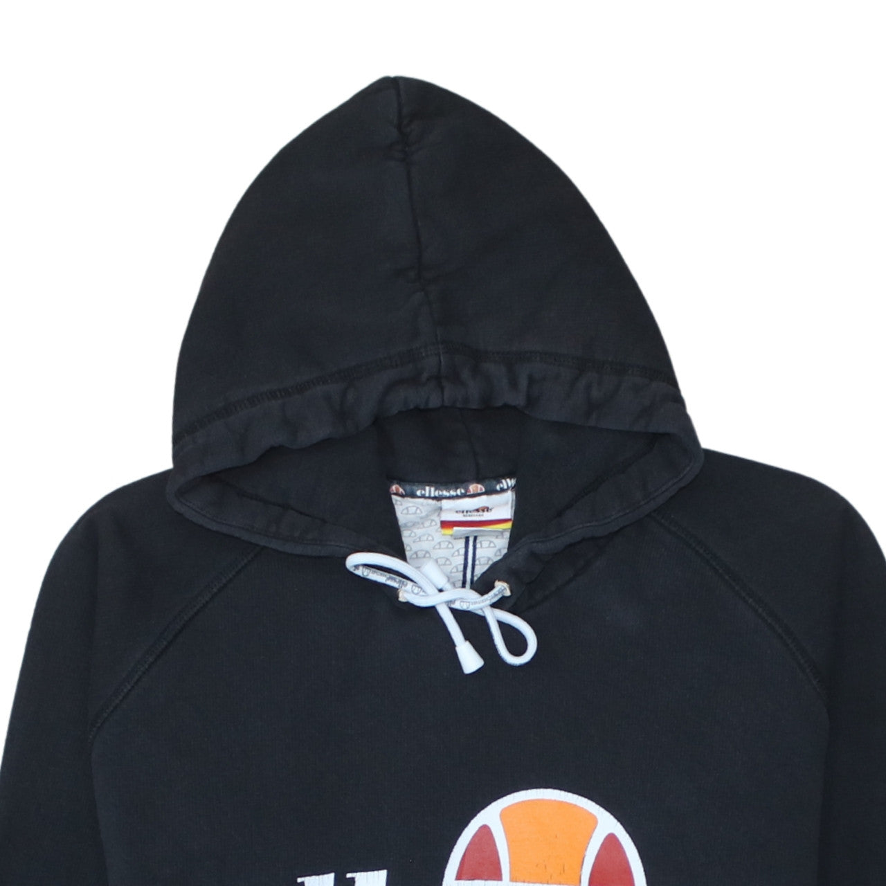 Mens UK Size M ellesse Black Pullover Hoodie