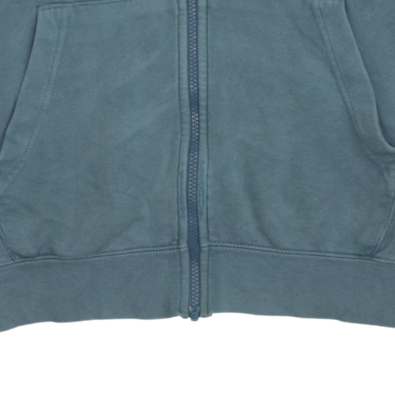 Mens UK Size M Nike Blue Full Zip Hoodie