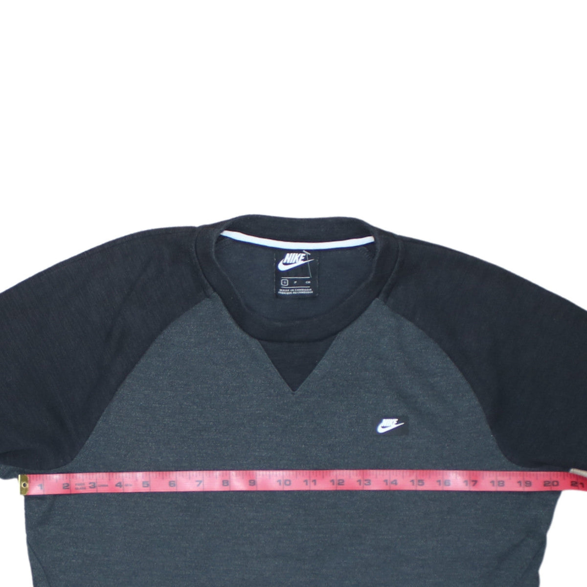 Mens UK Size S Nike Grey Pullover Sweatshirt
