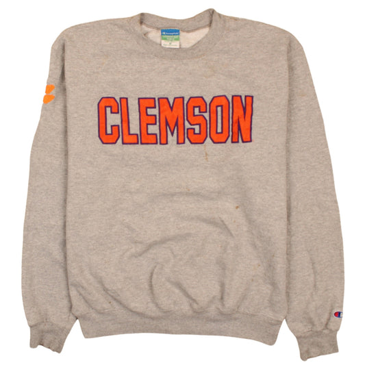 Mens UK Size M Champion Grey Pullover Sweatshirt