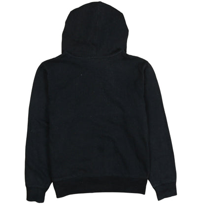 Champion Boys Black Pullover Hoodie L Logo Embroidered Fleece Sweatshirt