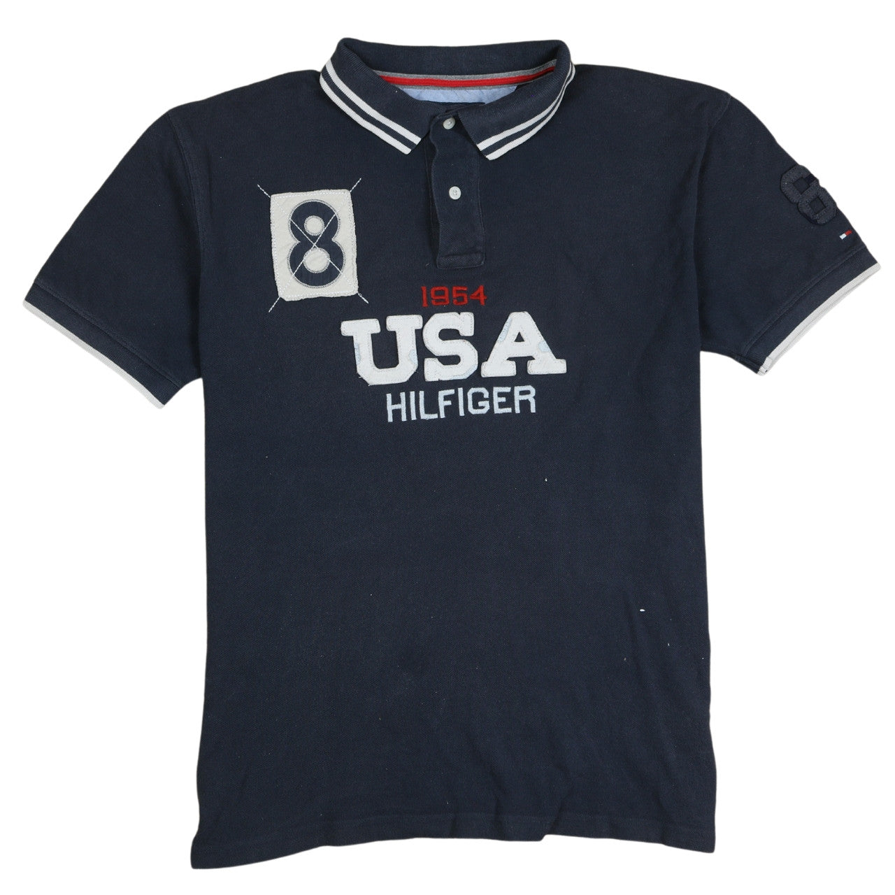 Mens UK Size L Tommy Hilfiger Cotton Polo Shirt