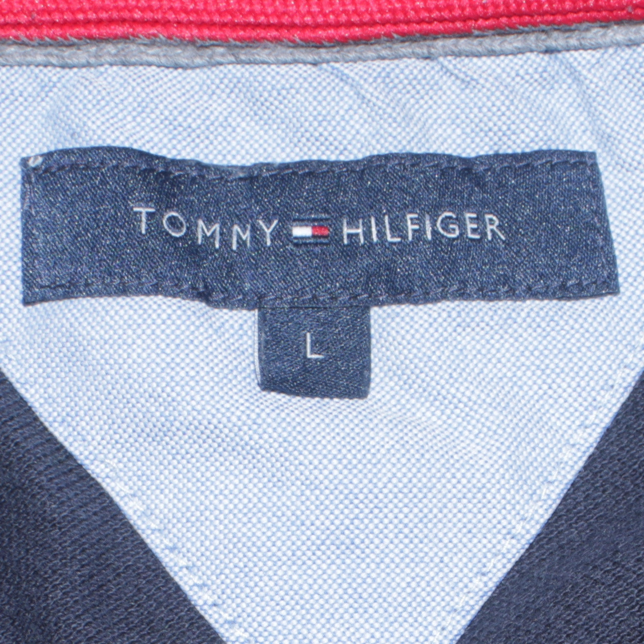Mens UK Size L Tommy Hilfiger Cotton Polo Shirt