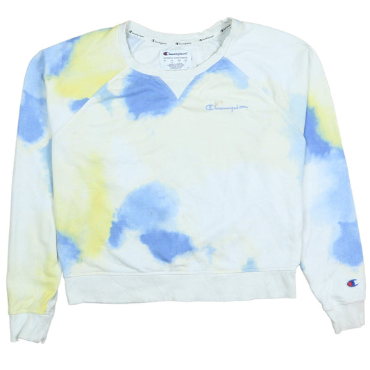 Womens UK Size L Champion Multicoloured Pullover Sweatshirt