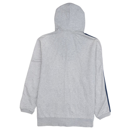 Mens UK Size L adidas Grey Full Zip Hoodie