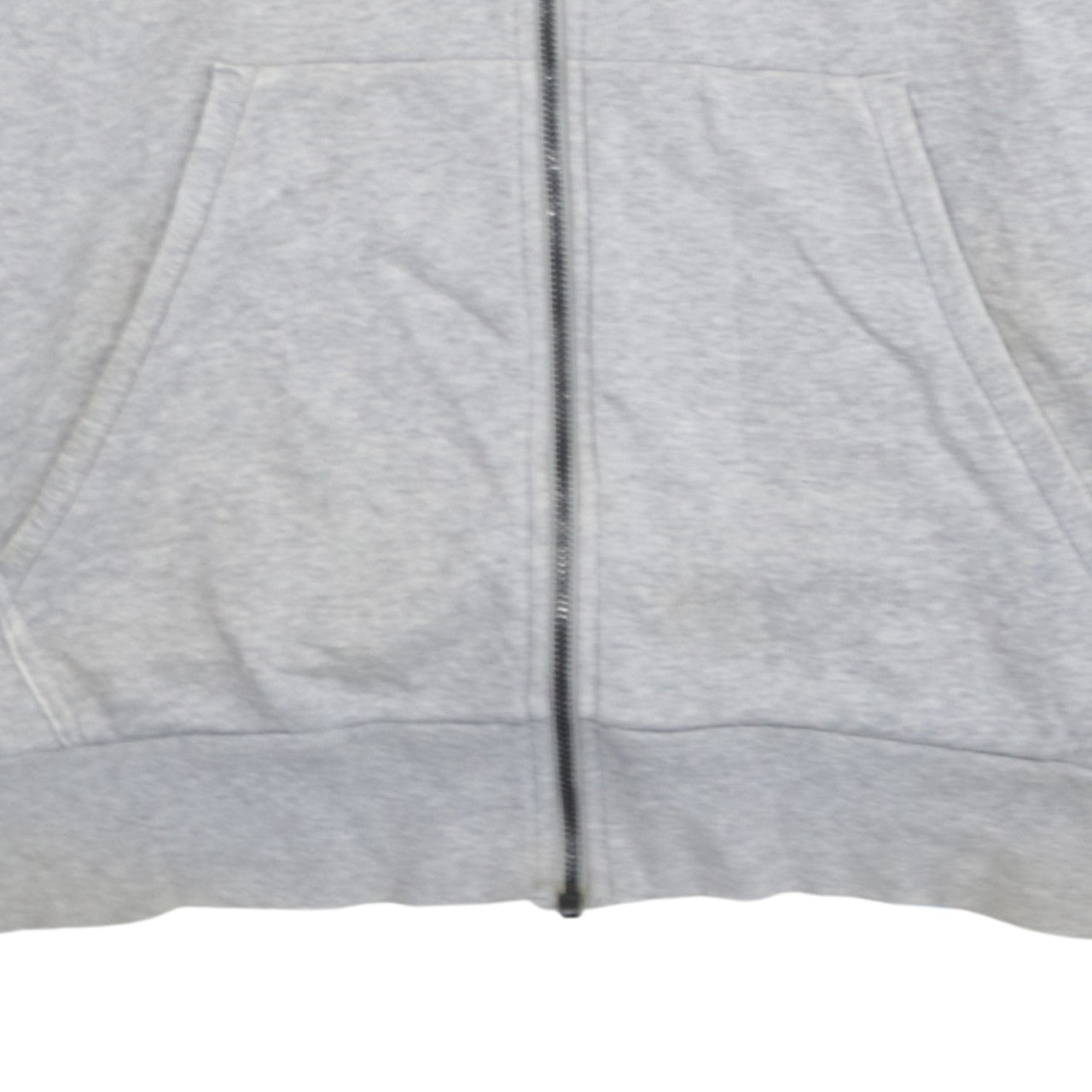 Mens UK Size L adidas Grey Full Zip Hoodie