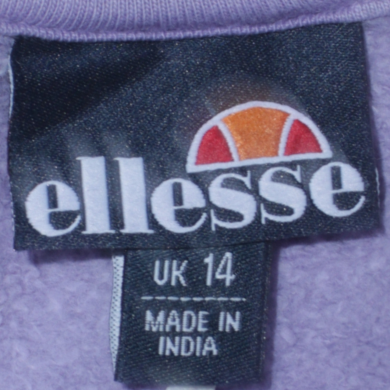 Womens UK Size 14 ellesse Purple Pullover Sweatshirt