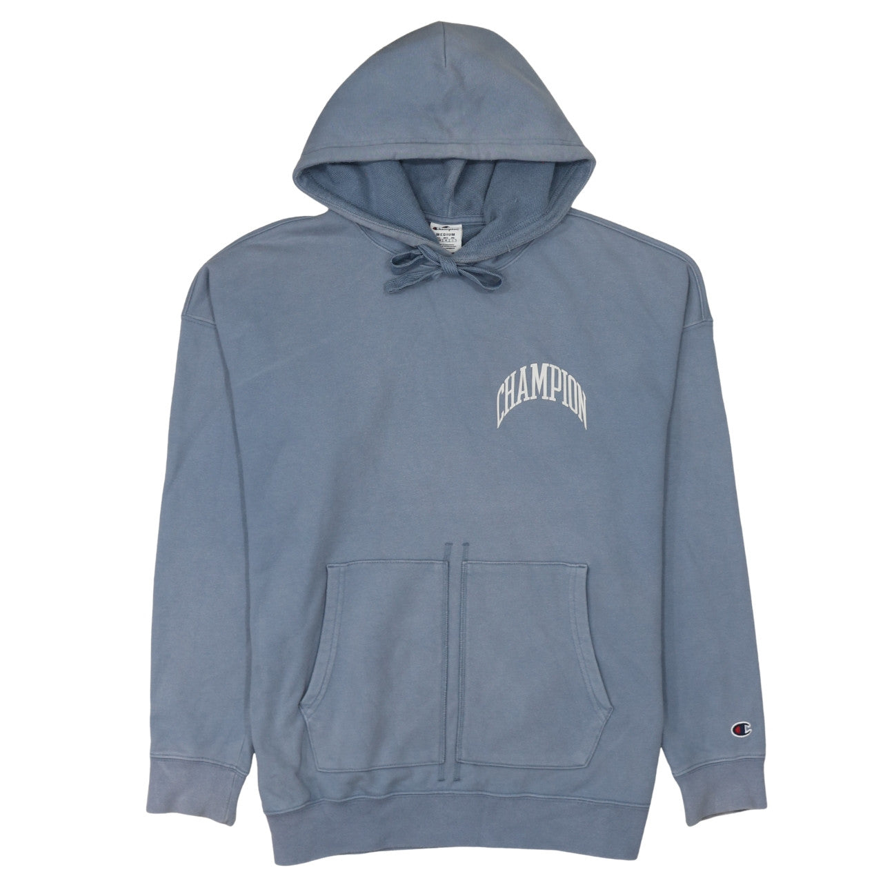 Mens UK Size M Champion Blue Pullover Hoodie
