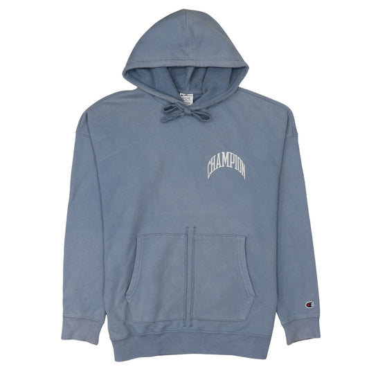 Mens UK Size M Champion Blue Pullover Hoodie