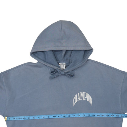 Mens UK Size M Champion Blue Pullover Hoodie