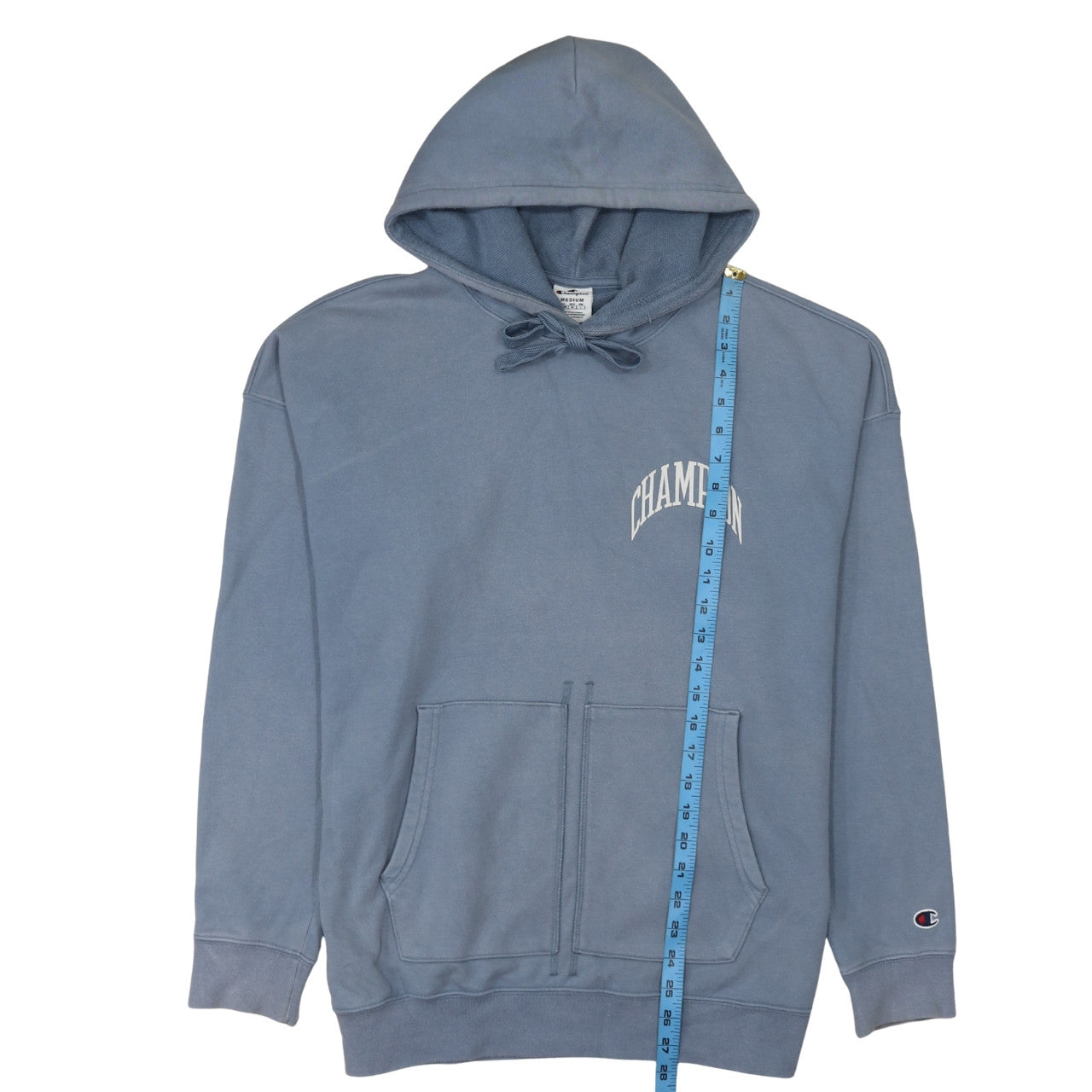 Mens UK Size M Champion Blue Pullover Hoodie