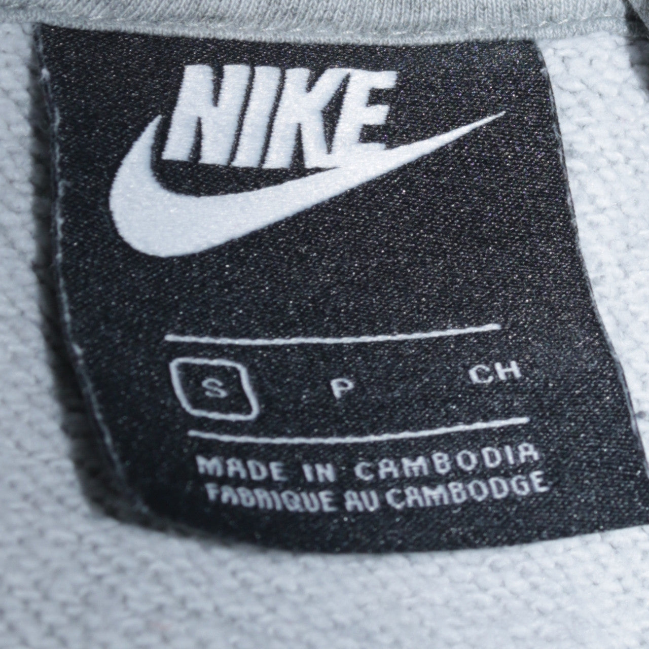 Mens UK Size S Nike Grey Pullover Hoodie