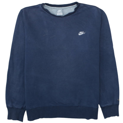 Mens UK Size XL Nike Blue Pullover Sweatshirt