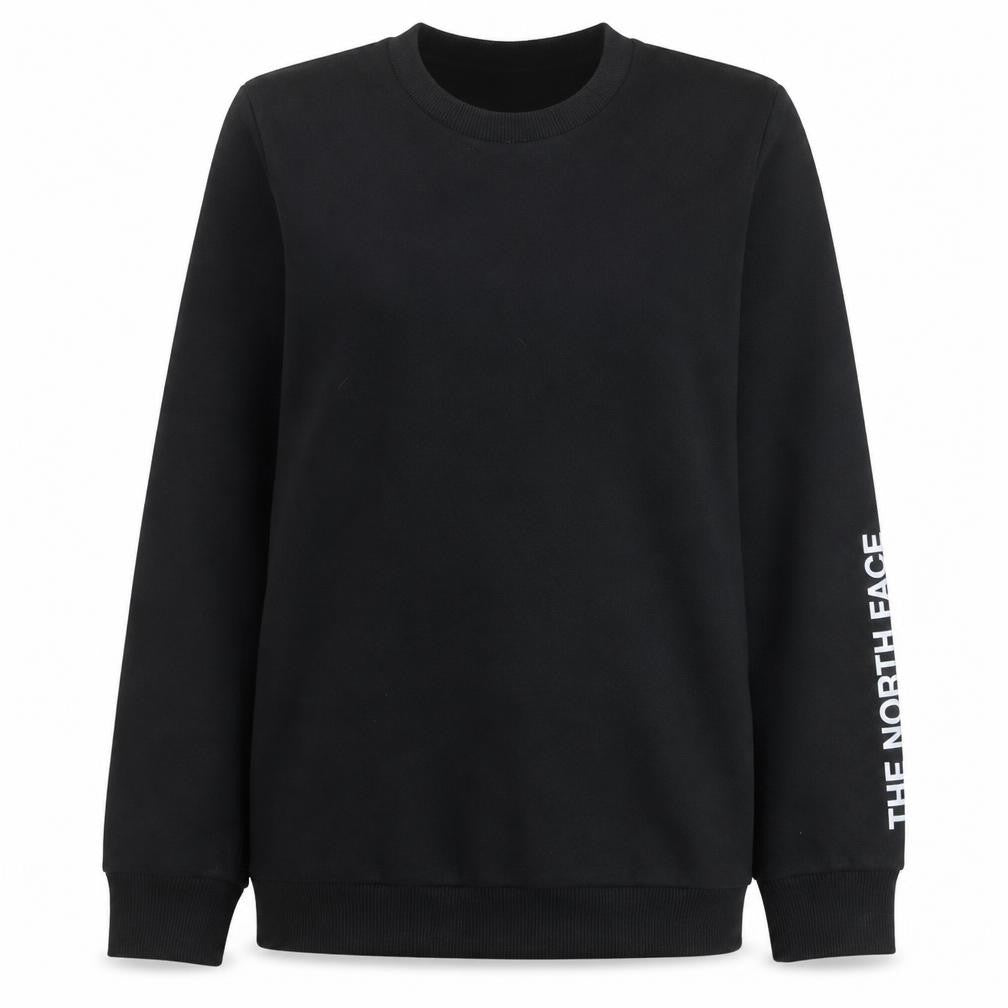 Womens UK Size M The North Face Black Pullover Sweatshirt