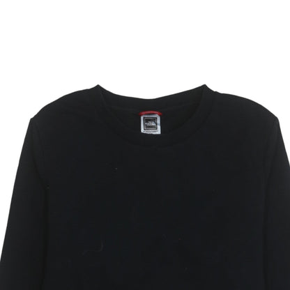 Womens UK Size M The North Face Black Pullover Sweatshirt
