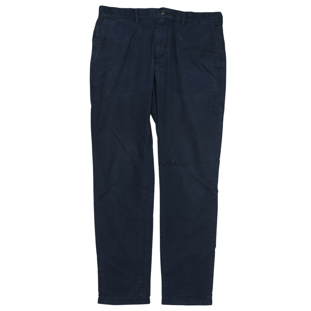 Mens UK Size 34 Tommy Hilfiger Regular Fit Chino Blue Trousers
