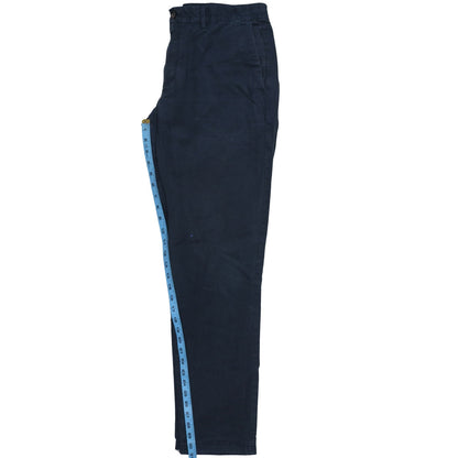 Mens UK Size 34 Tommy Hilfiger Regular Fit Chino Blue Trousers