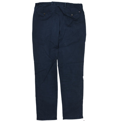 Mens UK Size 34 Tommy Hilfiger Regular Fit Chino Blue Trousers