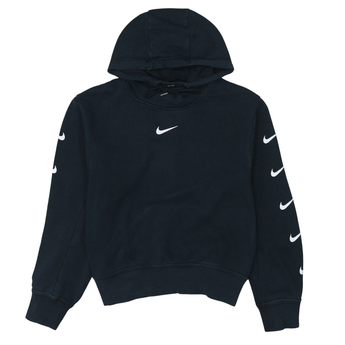 Womens UK Size M Nike Black Pullover Hoodie