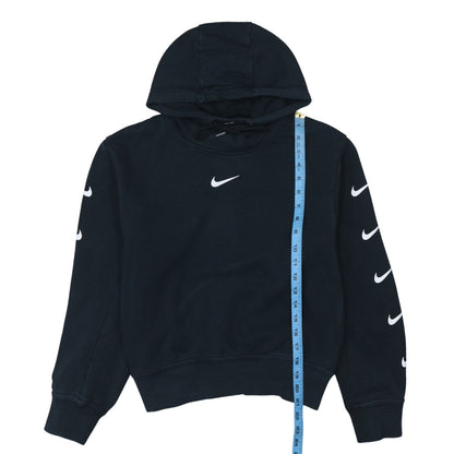 Womens UK Size M Nike Black Pullover Hoodie