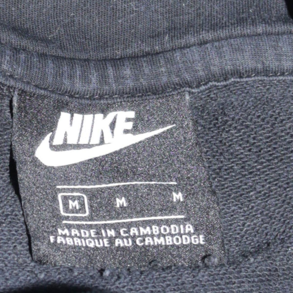 Womens UK Size M Nike Black Pullover Hoodie