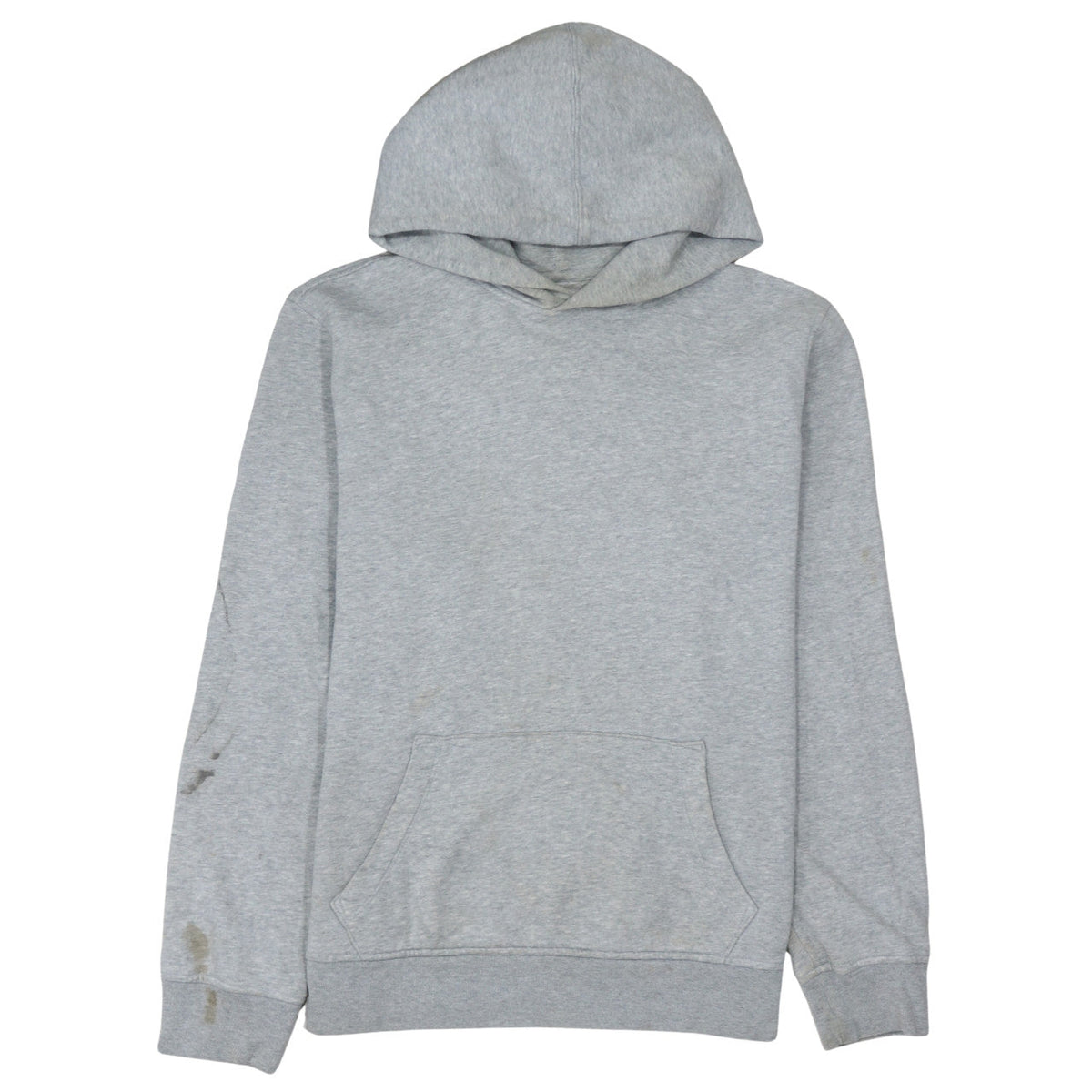 Gap Men's Grey Pullover Hoodie L Regular Fit Cotton Blend