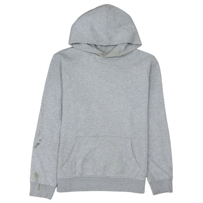 Gap Men's Grey Pullover Hoodie L Regular Fit Cotton Blend