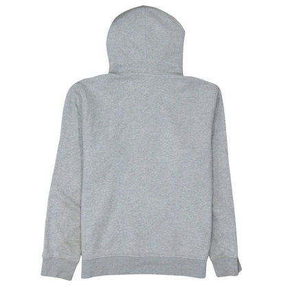 Gap Men's Grey Pullover Hoodie L Regular Fit Cotton Blend