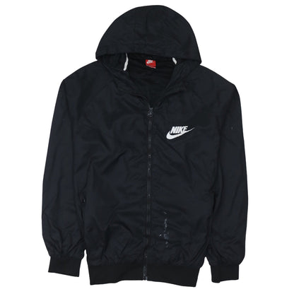 Nike Mens Black 3XL Windbreaker Hooded Full Zip Sports Jacket
