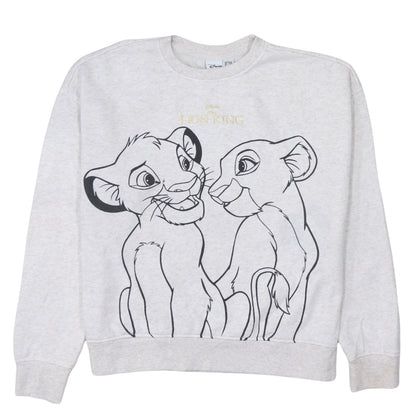 Womens UK Size 10/12 Primark Grey Pullover Sweatshirt
