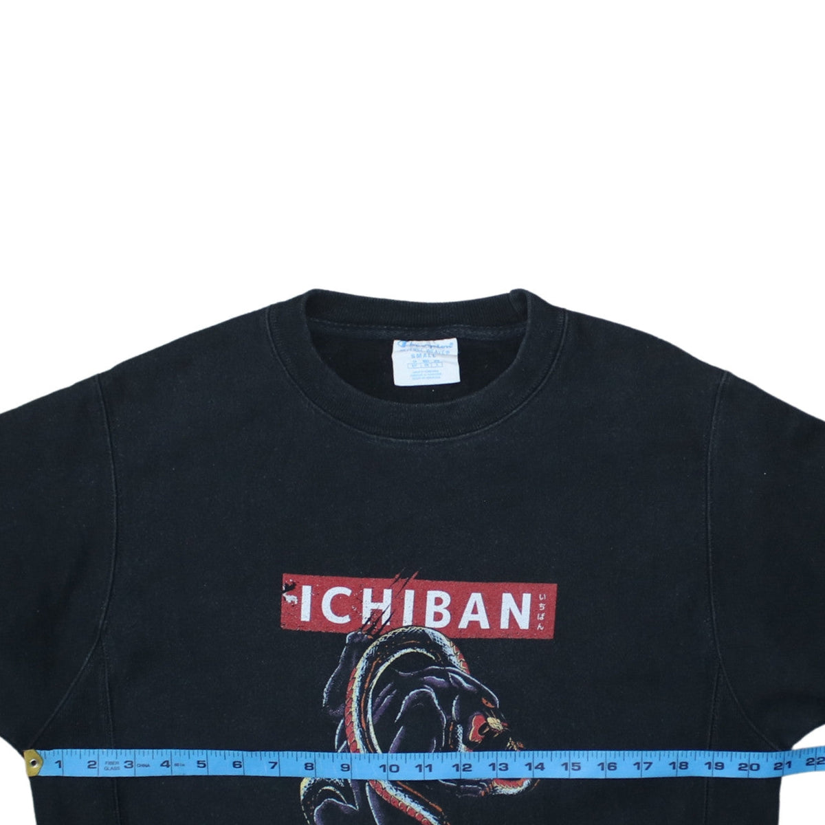 Mens UK Size S Champion Black Pullover Sweatshirt