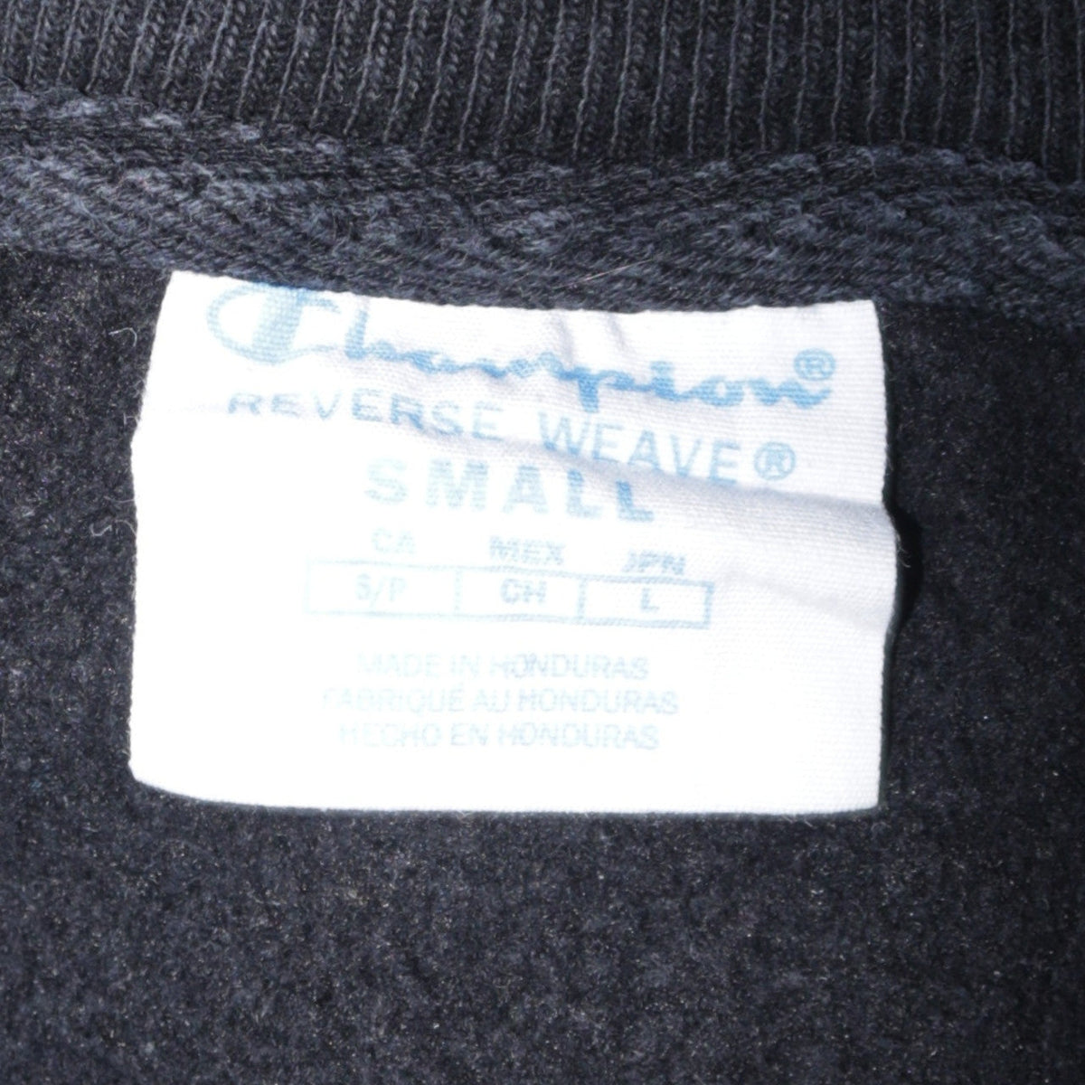Mens UK Size S Champion Black Pullover Sweatshirt