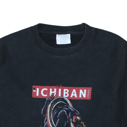 Mens UK Size S Champion Black Pullover Sweatshirt