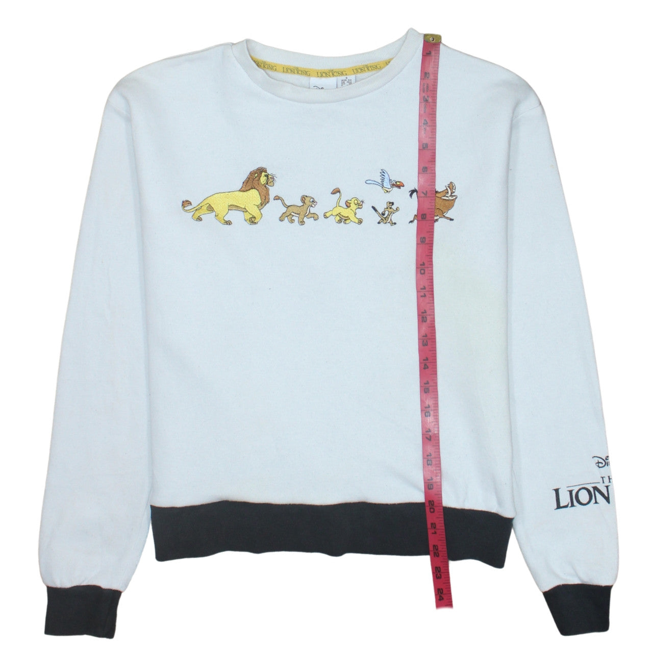 Womens UK Size S Disney White Pullover Sweatshirt