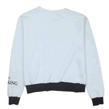 Womens UK Size S Disney White Pullover Sweatshirt